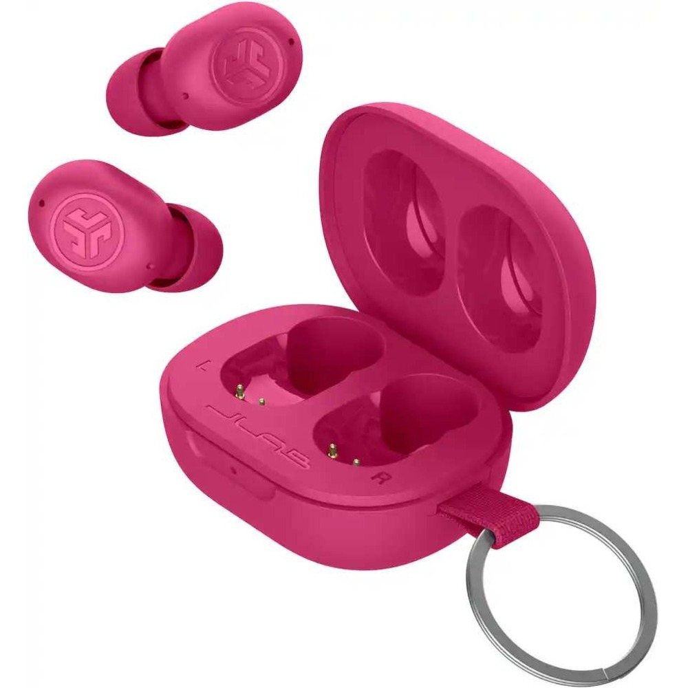 JLab JBuds Mini True Wireless Earbuds Dark Pink Smallest Fit Ever NEW IN BOX - Picture 6 of 9